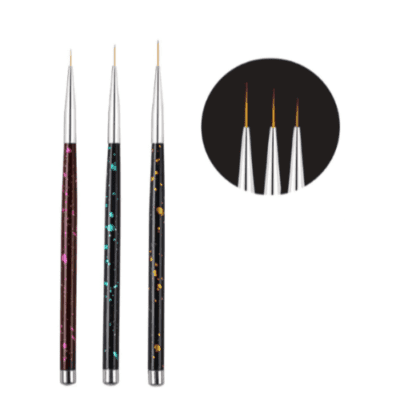 PINCEL LINER AFINES X3 NEGRO