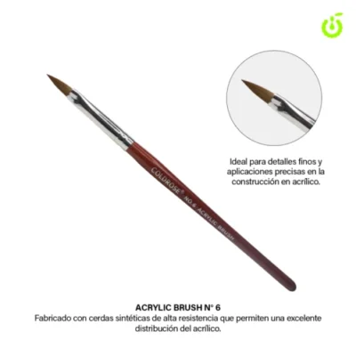 PINCEL ACRILICO N6 COLDROSE CR000062
