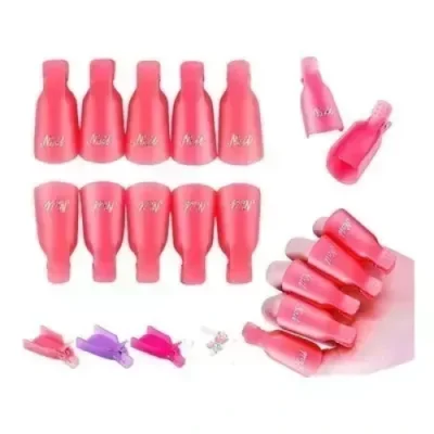 SET 10 CAPUCHONES EN BOLSA ROSA K01 JH-166