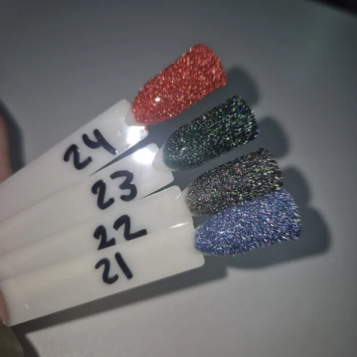 ESMALTES REFLECTIVOS CITY GIRL DEL 1 al 24
