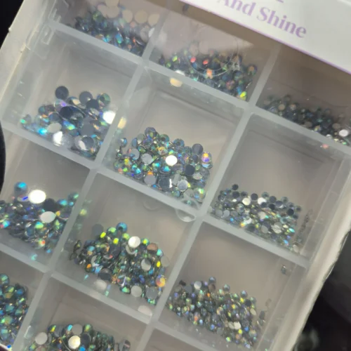 CAJA STRASS CITY GIRL HOLO & PLATA