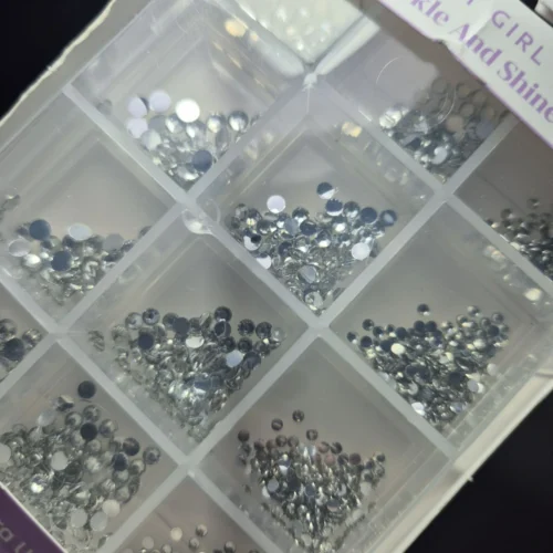 CAJA STRASS CITY GIRL HOLO & PLATA