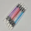 SET PINCEL SILICONA DOBLE PUNTA X 5