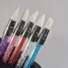 SET PINCEL SILICONA DOBLE PUNTA X 5