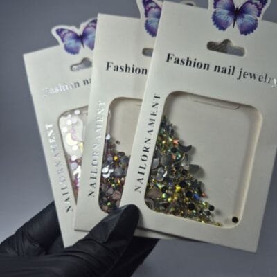 STRASS PARA UÑAS COLORES JEWELRY