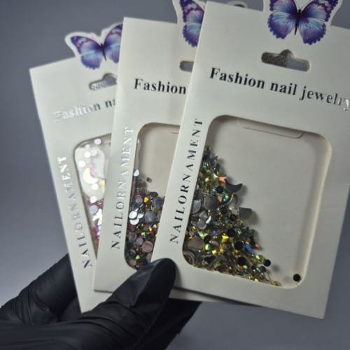 STRASS PARA UÑAS COLORES JEWELRY