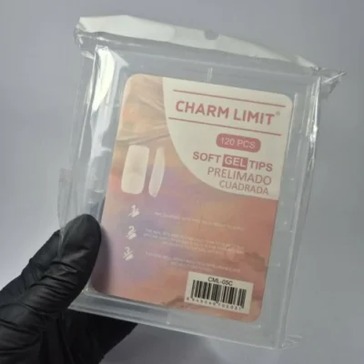 TIPS SOFT GEL PRELIMADO CUADRADO CHARM LIMIT