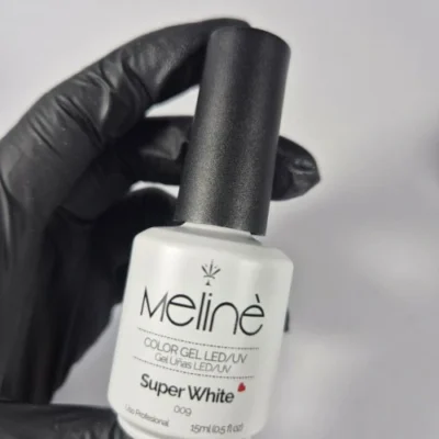 MELINE ESMALTE SEMI 15ML 009 SUPER WHITE
