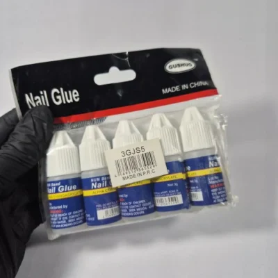 PEGAMENTO PARA UÑAS x5