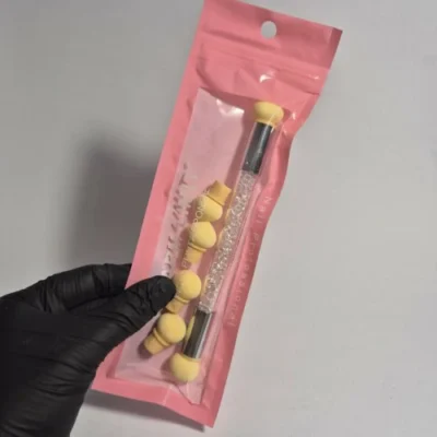 Pincel esponja doble degrade