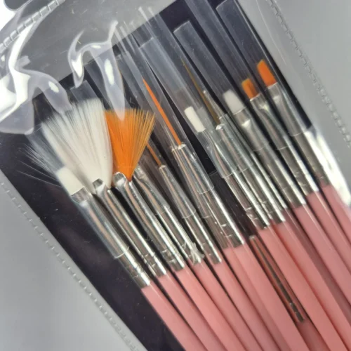 SET DE 15 PINCELES NAIL ART PARA UÑAS CITY GIRL