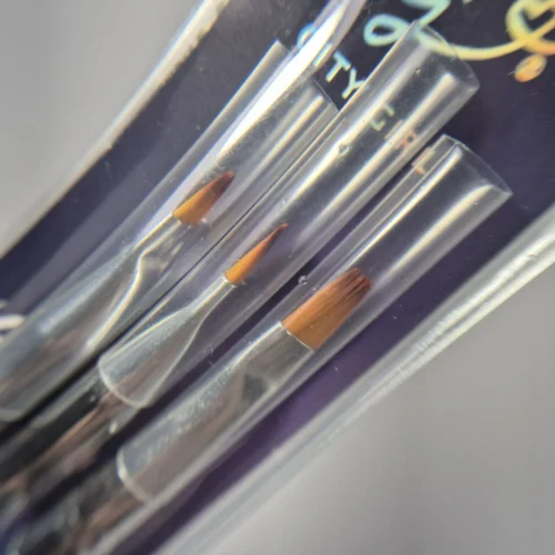 SET PINCEL LENGUA DE GATO GEL X3