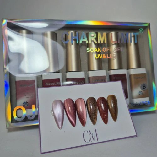 Set ojo de gato crystal rainbow