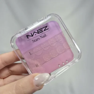 CAJA PRESS ON NAEZ CON PEGATINAS