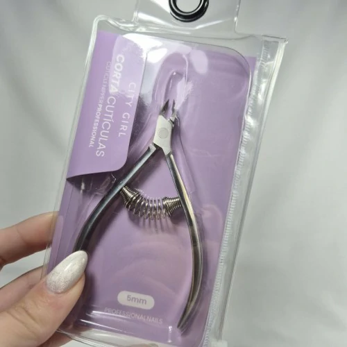 CORTA CUTICULAS CITY GIRL RESORTE 5MM