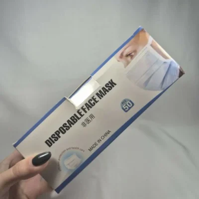 Caja de barbijos rosas x50
