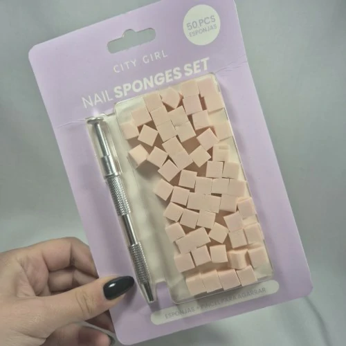 Esponjas de difuminado + herramienta de agarre