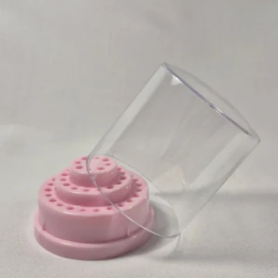 porta fresas circular rosa