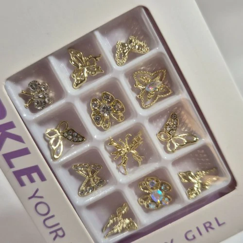 Deco mariposas doradas