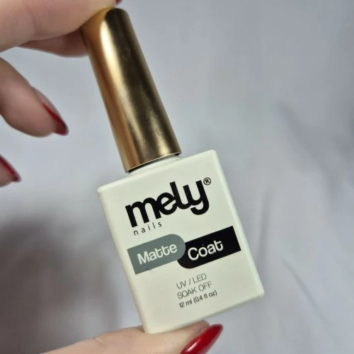 ESMALTE TOP COAT MATTE GEL MELY