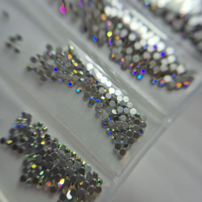 STRASS PARA UÑAS CITY GIRL HOLO  PLATA