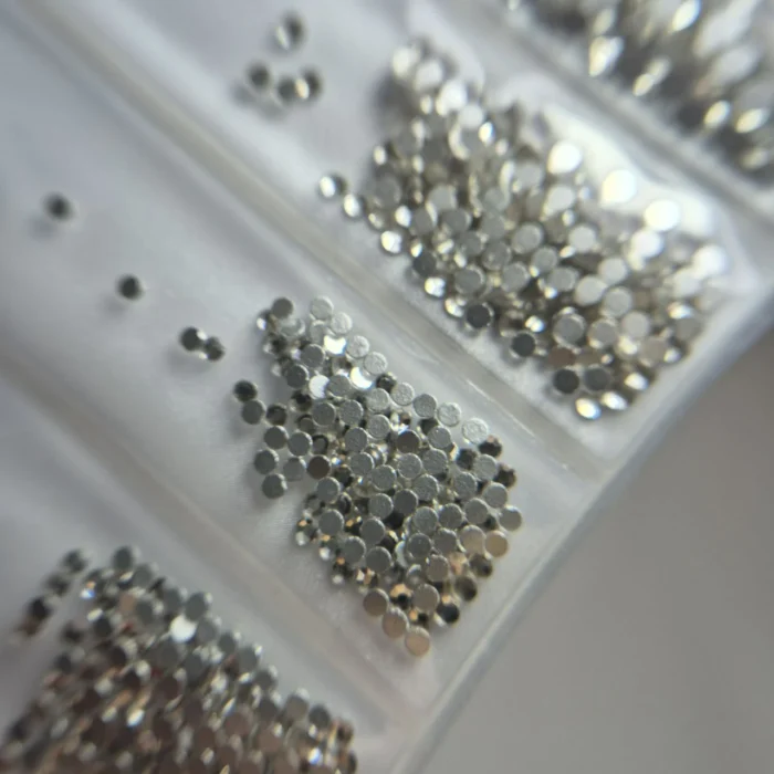 STRASS PARA UÑAS CITY GIRL HOLO  PLATA