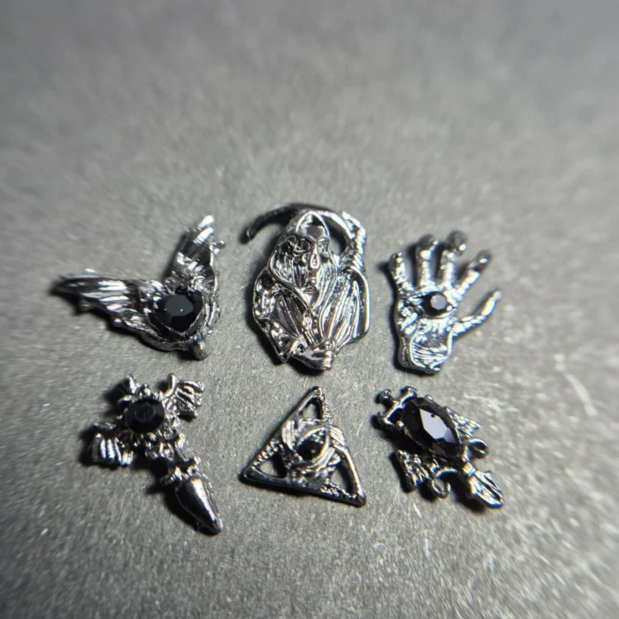 2 DECO APLIQUES DIJES HALLOWEEN