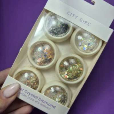 SET GLITTER CONFETTI DIAMOND CITY GIRL