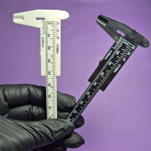 regla calibre charm limit cejas