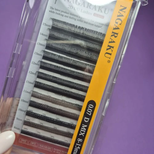 Pestañas 2D UU mix 8-15mm