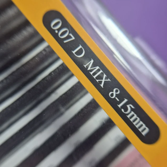 Pestañas YY 0.07 D MIX 8-15mm 2 Pestañas YY 0.07 D MIX 8-15mm