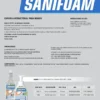 sanifoam info ESPUMA SANITIZANTE SANIFOAM 500ML