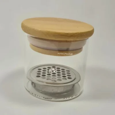 VASO DAPPEN CON TAPA DR BAMBU Y FILTRO