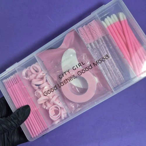 SET CAJA DE HERRAMIENTAS PARA PESTAÑAS