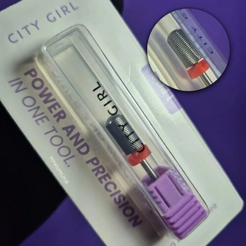 FRESA BARRIL DE CARBURO ROJA CITY GIRL