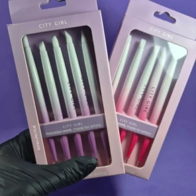 PINCEL DOBLE SILICONA Y DOTTING CITY GIRL