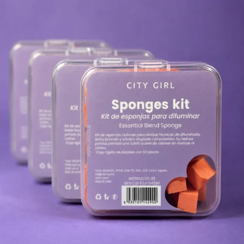 CAJA ESPONJAS PARA DIFUMINAR CITY GIRL
