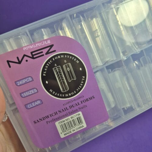 CAPSULAS DUAL SANDWICH CUADRADO 240PCS NAEZ