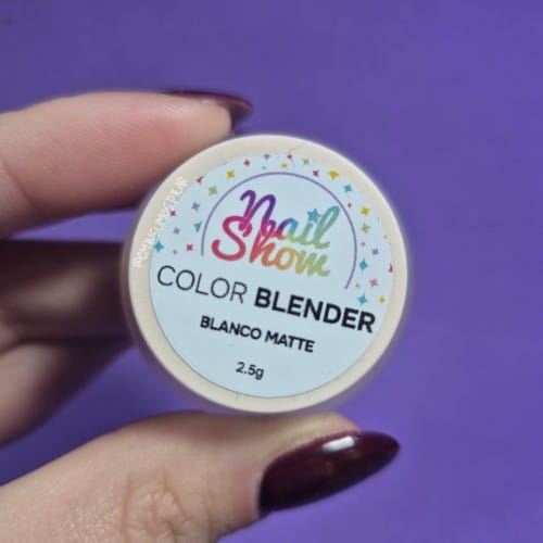 COLOR BLENDER BLANCO MATTE NAIL SHOW COLOR BLENDER BLANCO MATTE NAIL SHOW