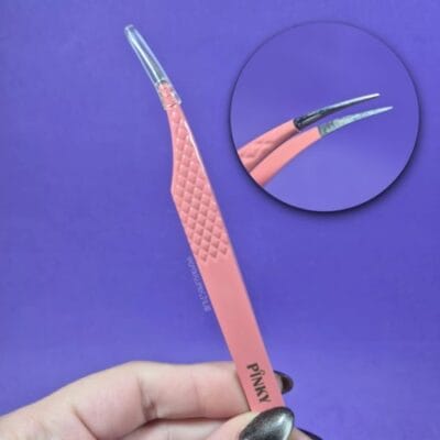 pinza DELFIN para pestaña pinky