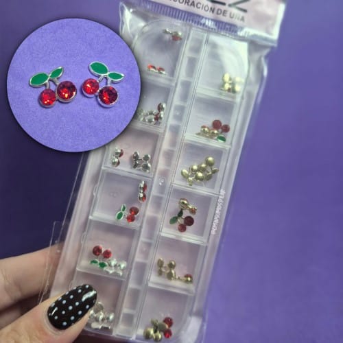DECO APLIQUE CEREZAS DOBLES NAEZ 1562